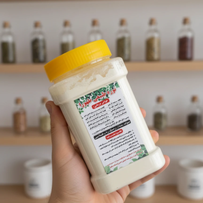 نوره زرنیخ دار طلایی (واجبی) درمانی و اصل با موبریرقوی  (450 گرمی)