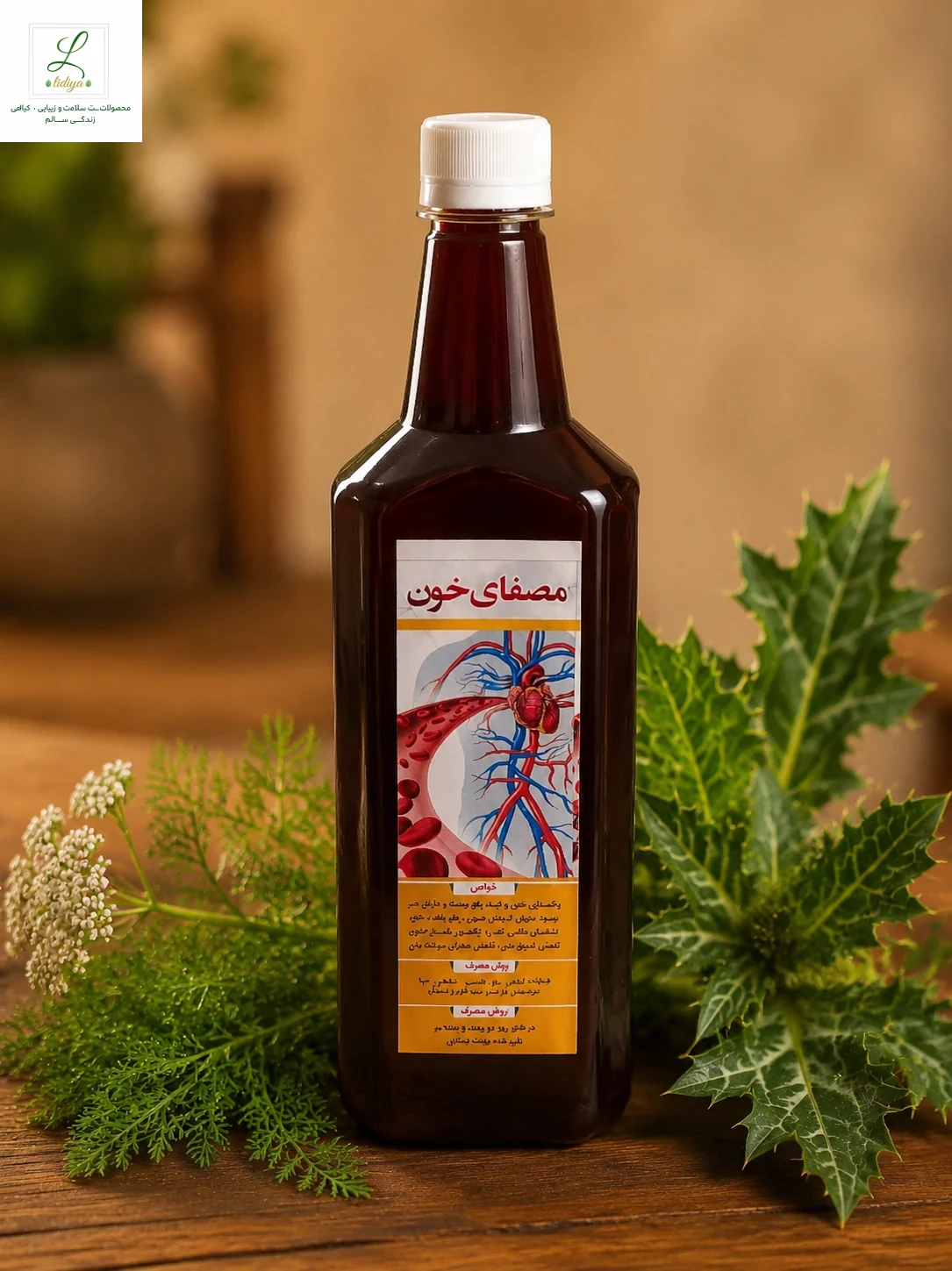 شربت مصفای خون اصل و طبیعی (یک لیتری )