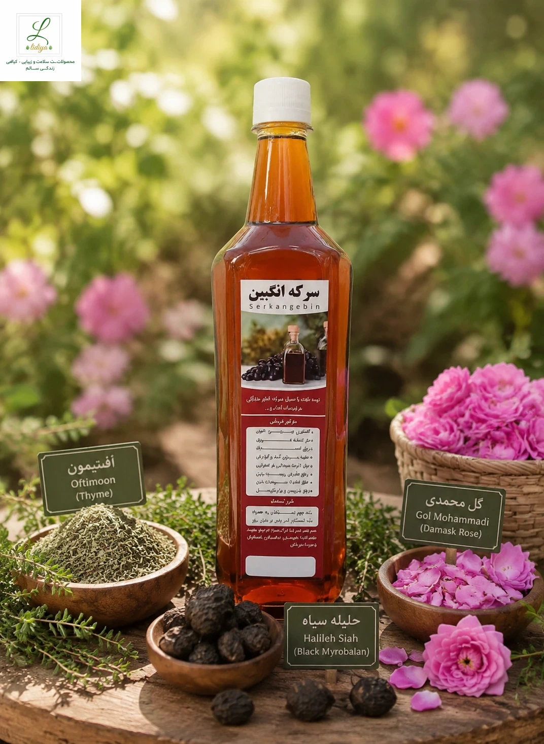 سرکه انگبین سودایی (یک لیتری )