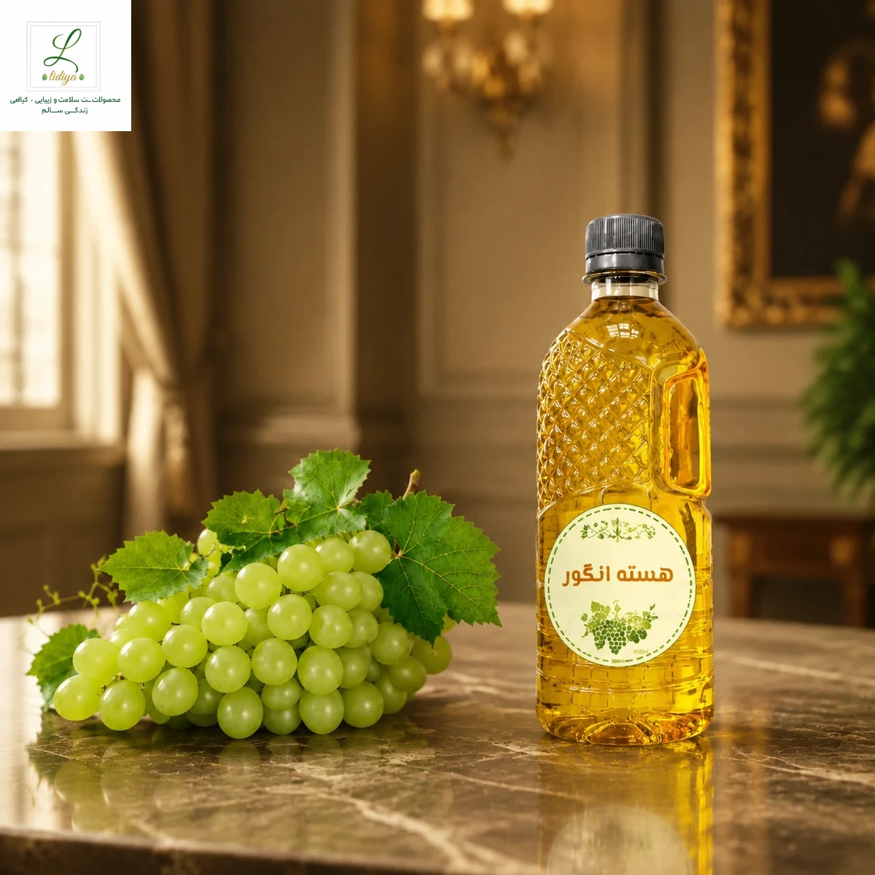 روغن هسته انگور با کیفیت عالی( نیم لیتری )