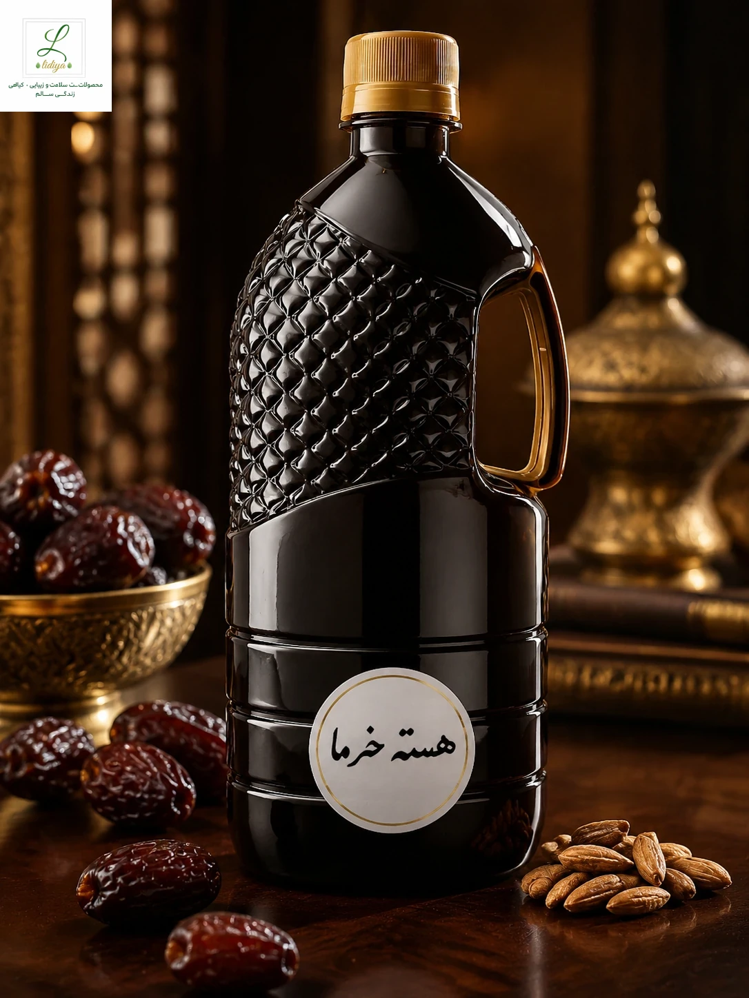 روغن هسته خرما با کیفیت عالی( یک لیتری )