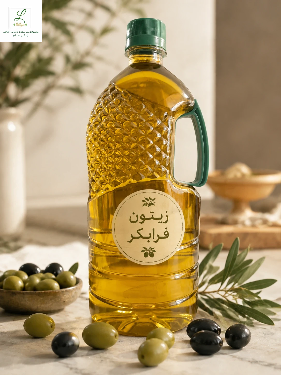 روغن زیتون فرابکر مرغوب( یک لیتری )