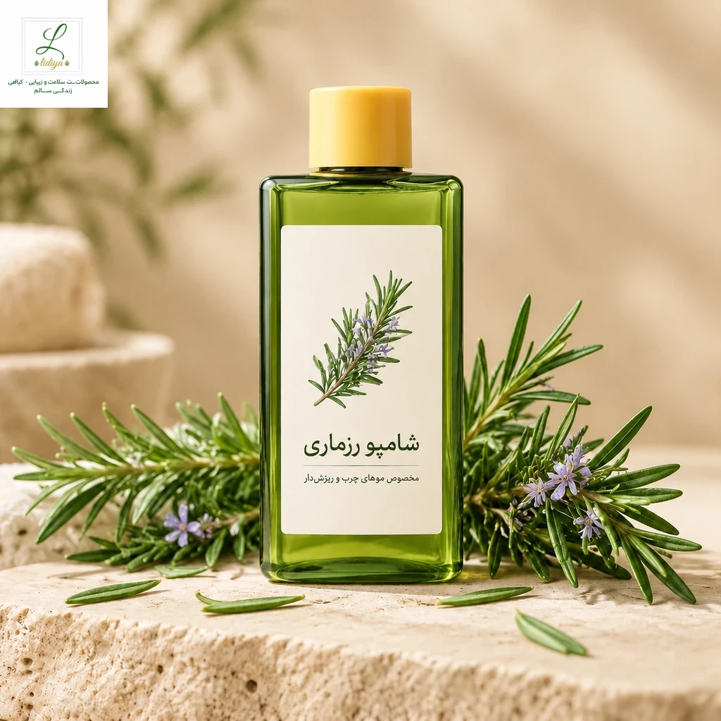 شامپو رزماری درمانی 250 میل  مخصوص موهای چرب و ریزش دار